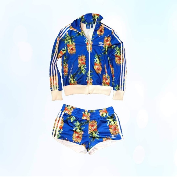 adidas Pants - Like New Adidas Pineapple Tracks suit